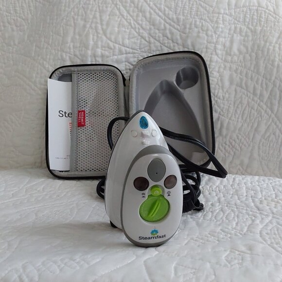 Steamfast SF-720 Mini Travel Steam Iron with Hermitshell Hard Travel Case - Picture 1 of 11